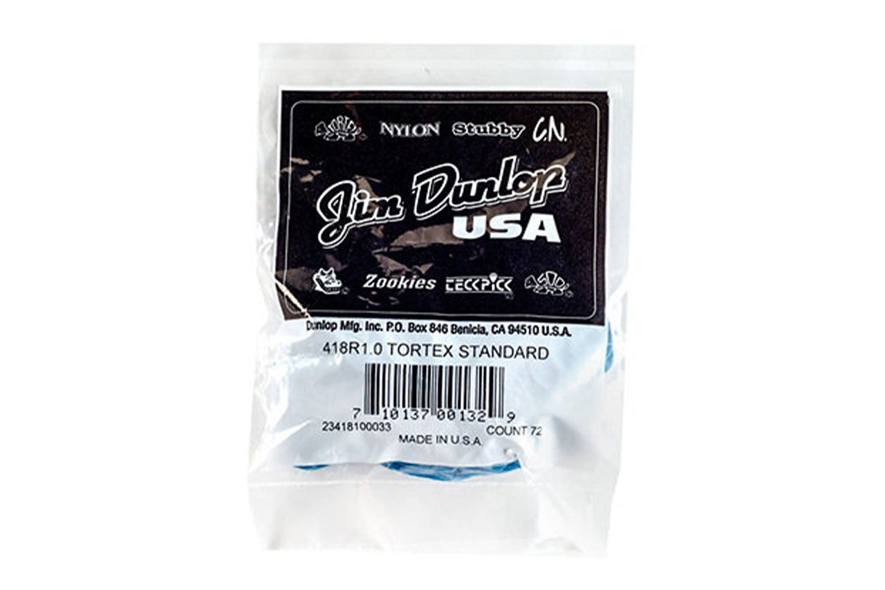 Dunlop Tortex Blue 1.0mm Picks