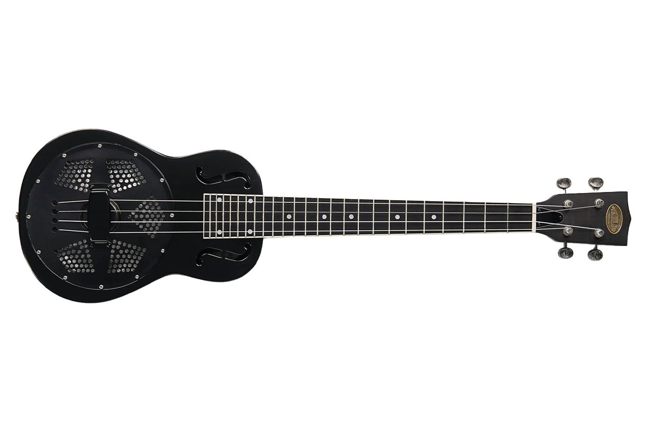 Kala Resonator Matte Black Baritone Ukulele