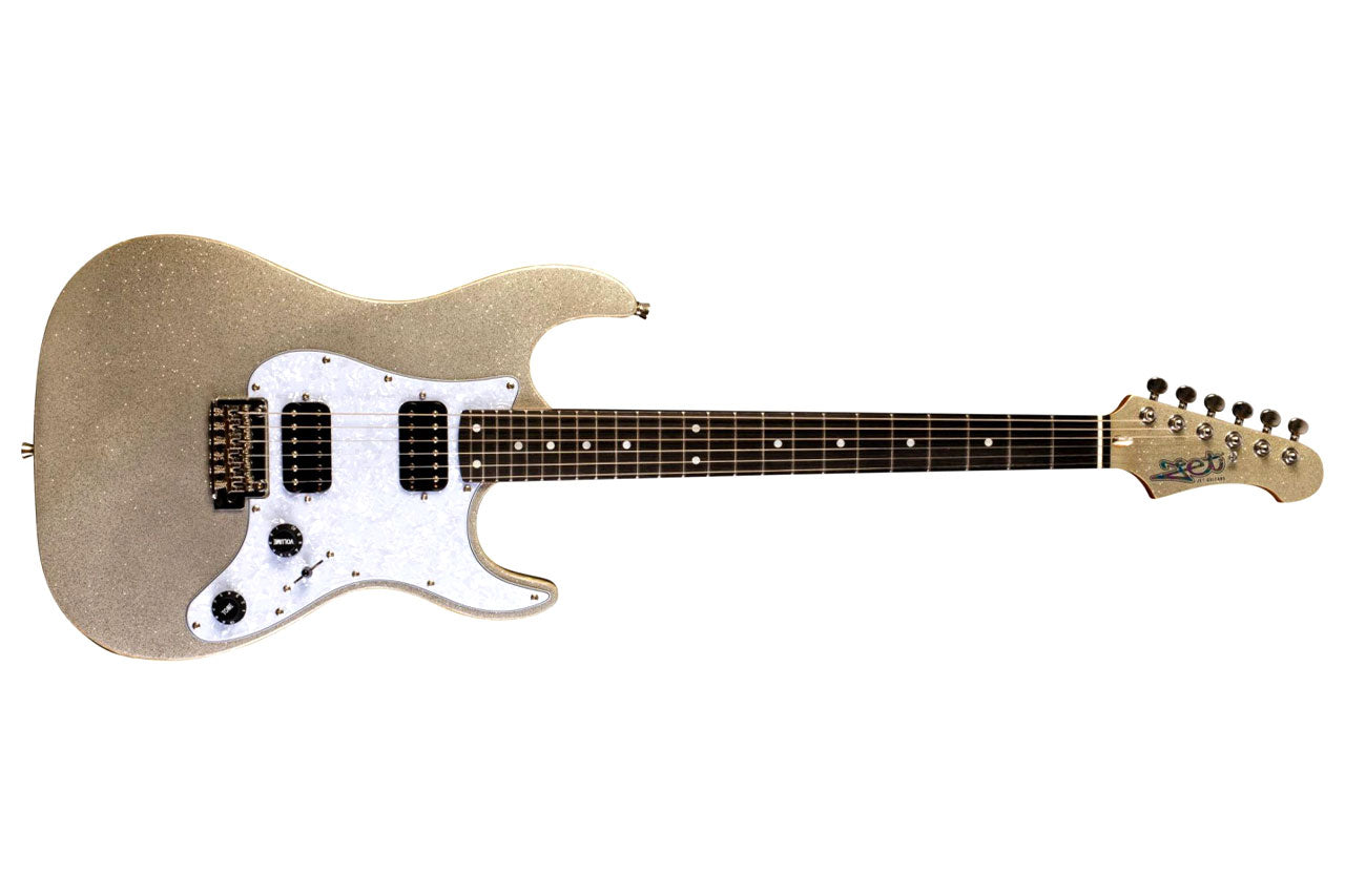 Jet JS-500 SLS Silver Sparkle Stratocaster Electric Guitar