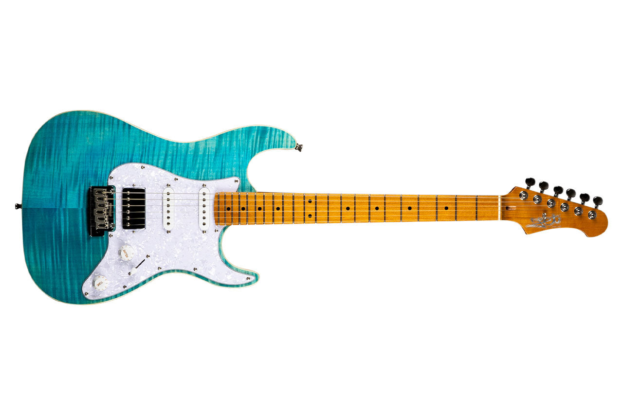 Jet JS-450 OBL Ocean Blue Stratocaster Electric Guitar