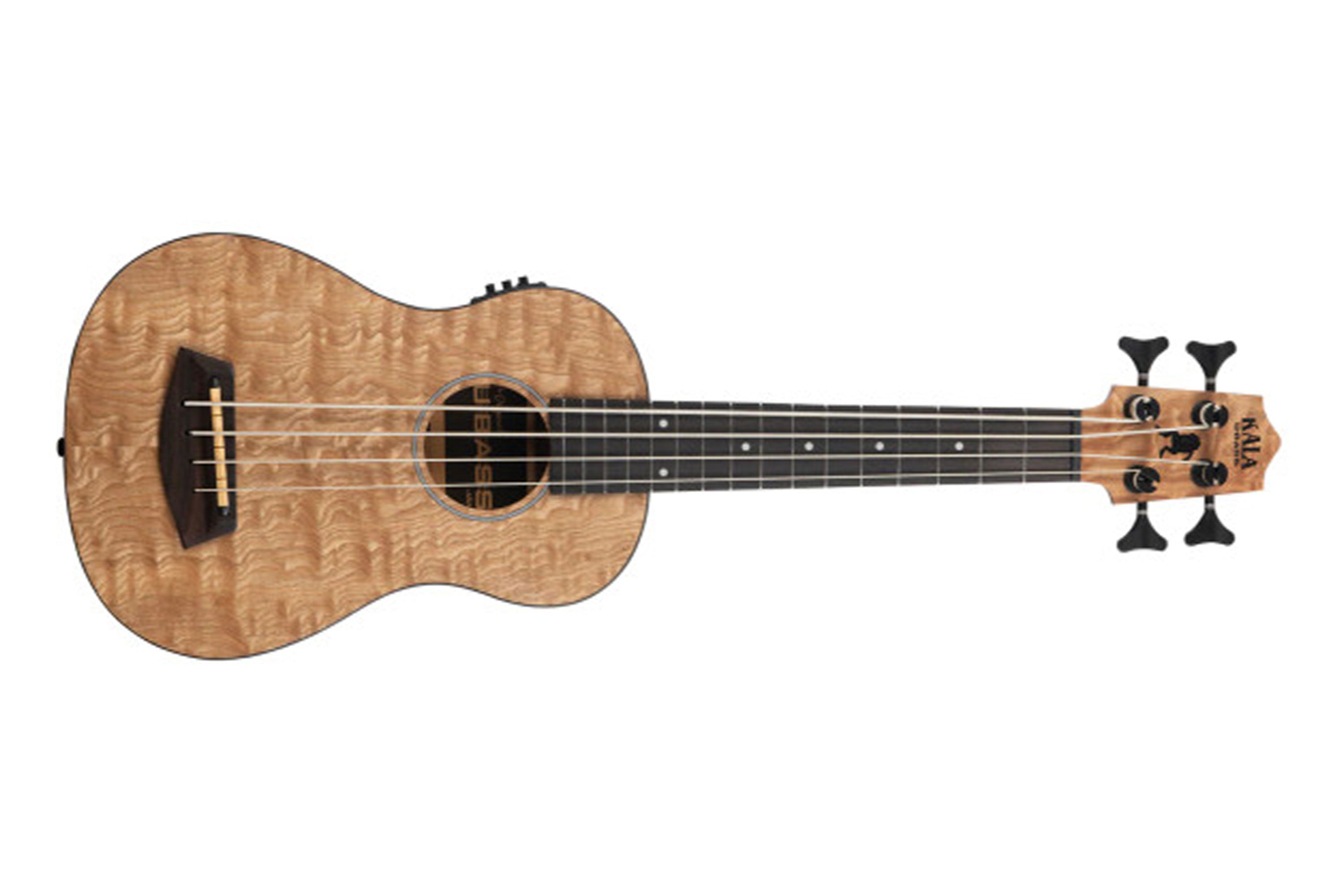 Kala Quilted Ash Acoustic-Electric Fretted U•BASS