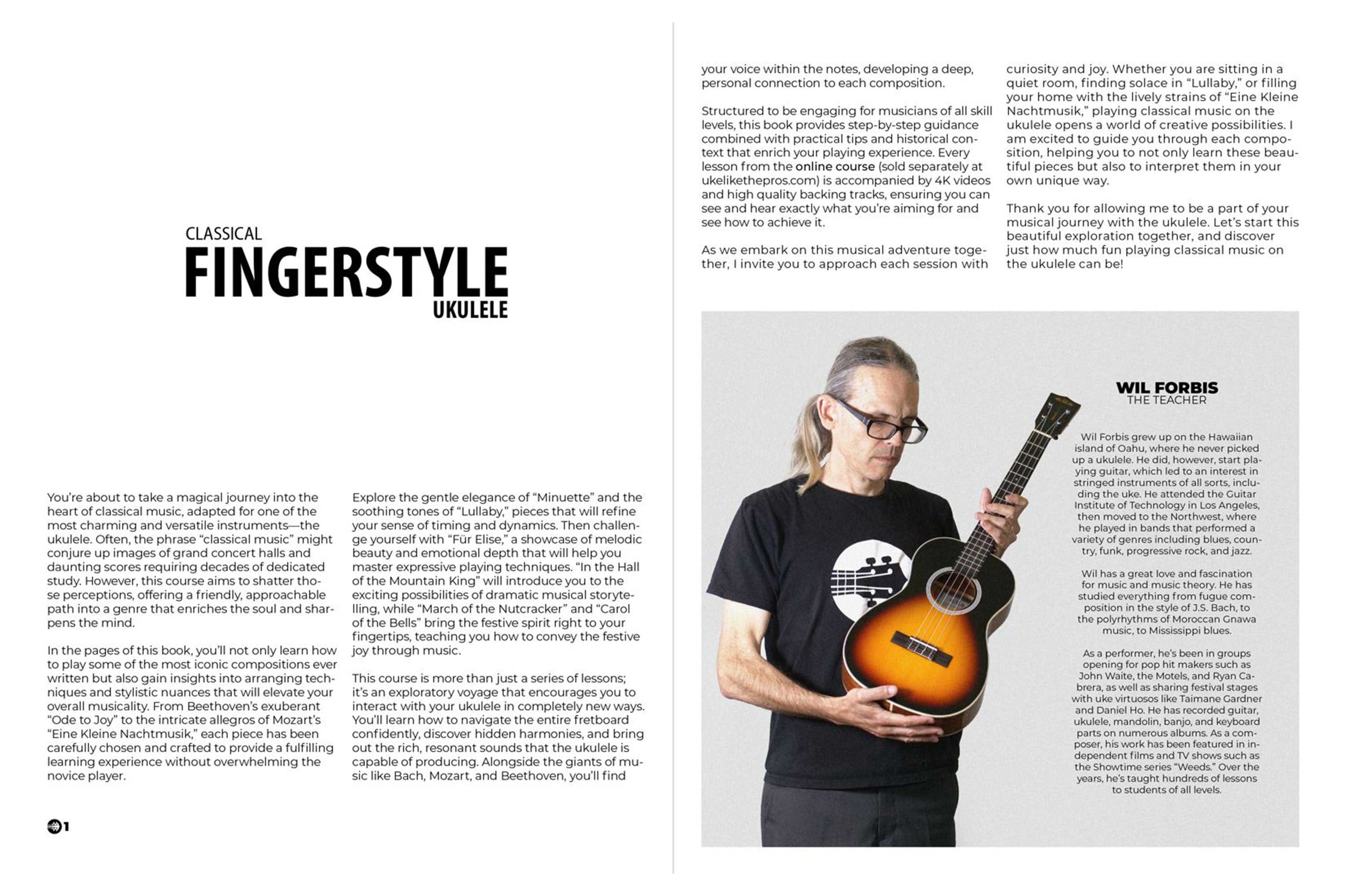 Classical Fingerstyle Ukulele Book