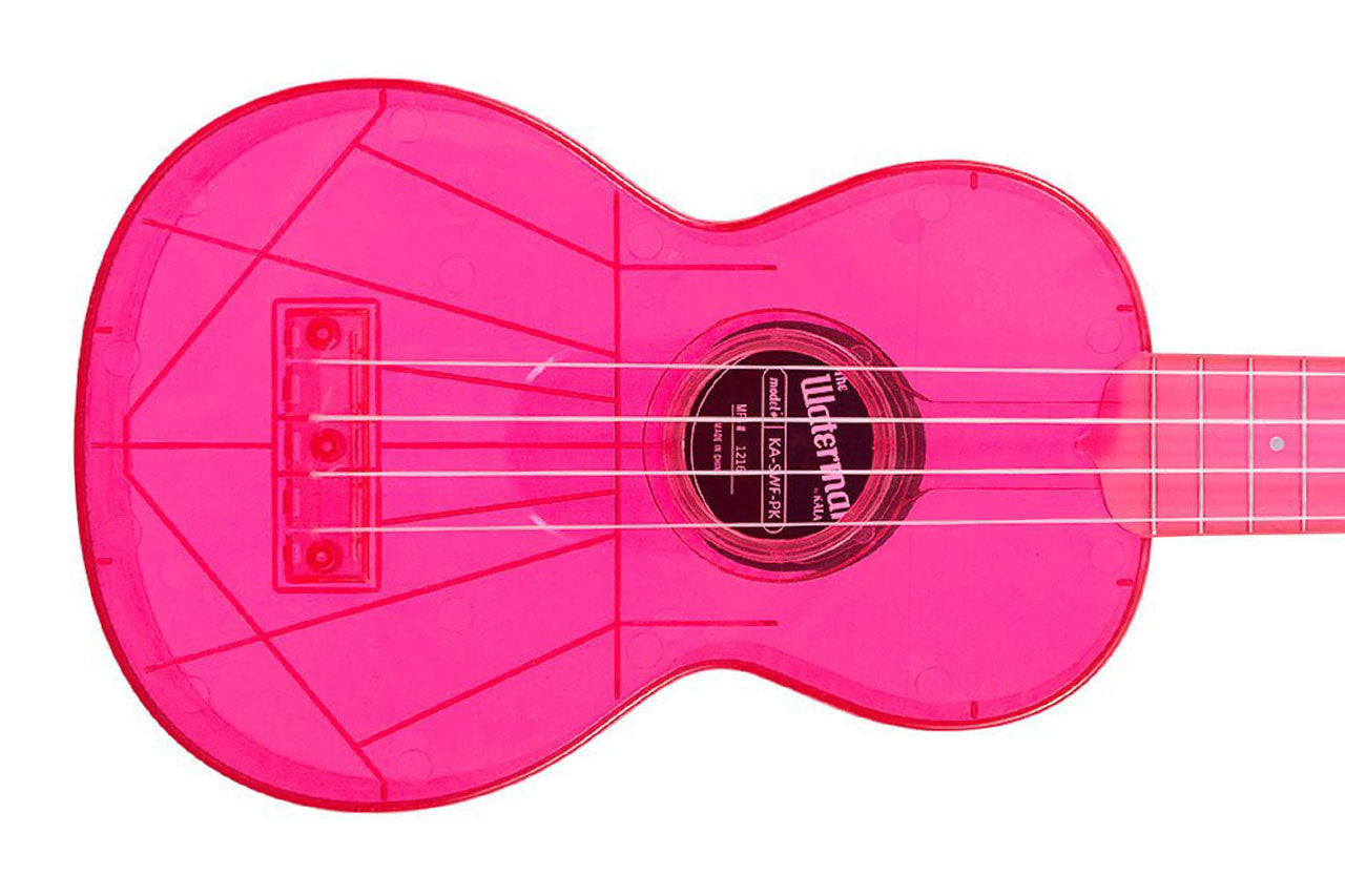 Kala Waterman Watermelon Pink Soprano Ukulele