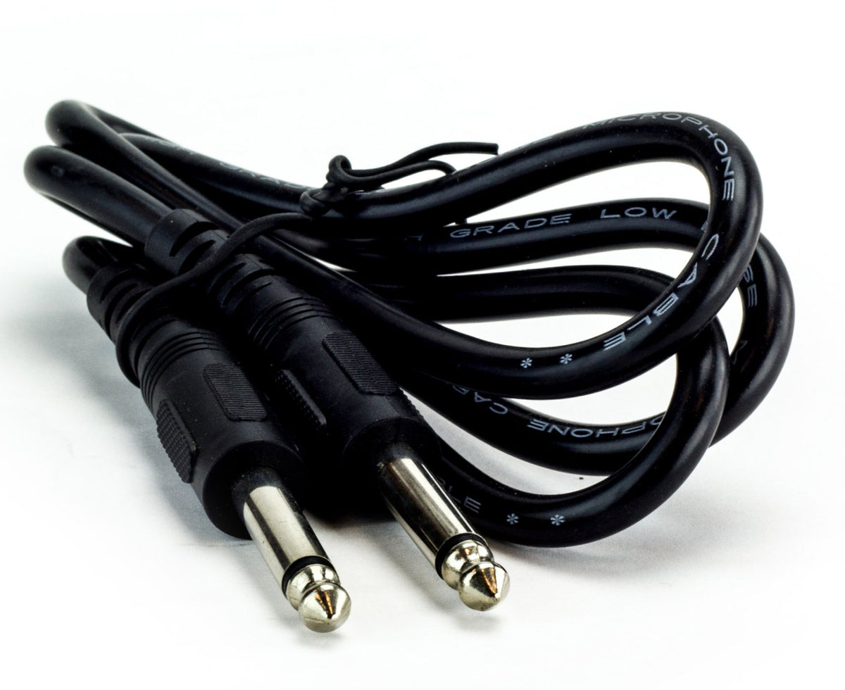 Audio cable with 1/4-inch plugs supplied with the Nady DW-11 system