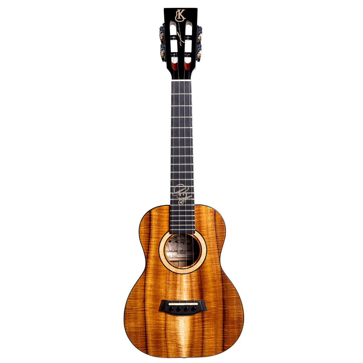 Example photo: an earlier Kanile'a Aldrine tenor, serial 25649, full front view