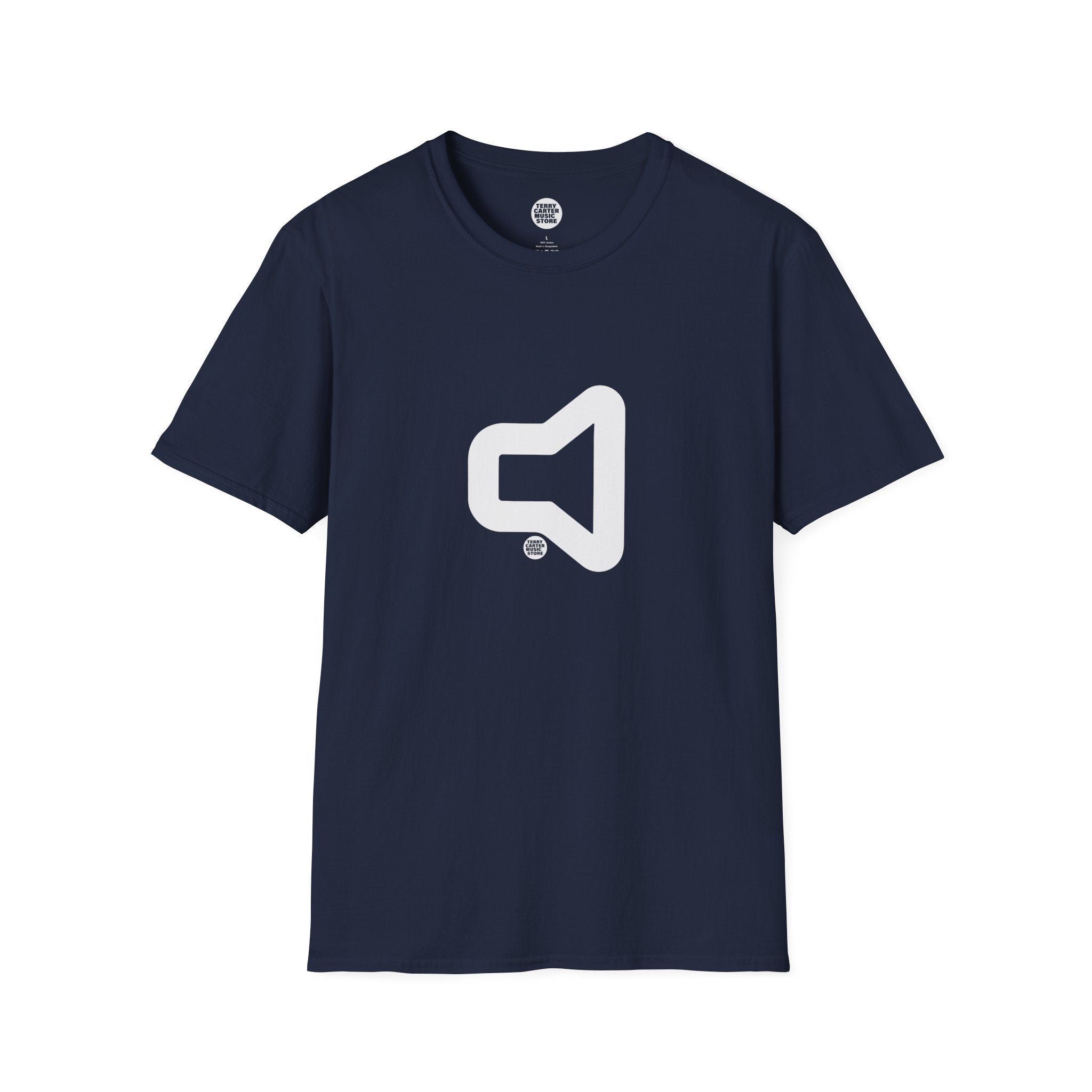 Speaker Icon T‑Shirt - White Logo