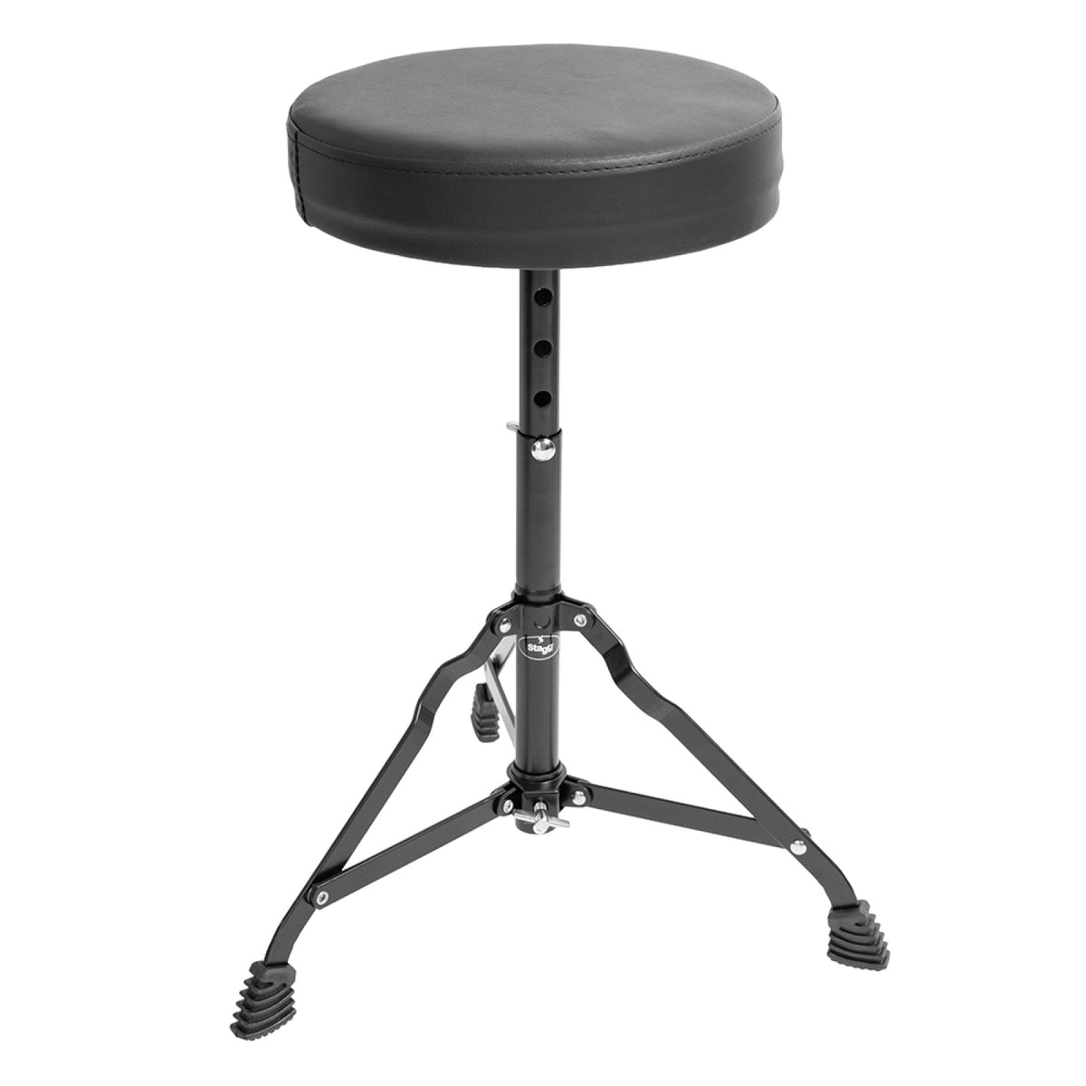 Stagg ATOM-420-CB Cobalt drum set, drum throne with round padded seat
