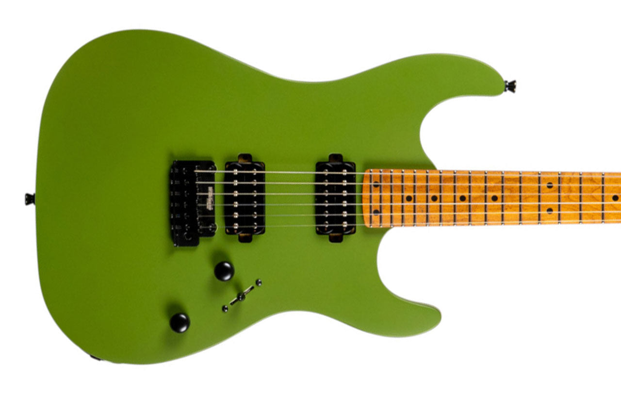 Jet JS-500 MGR Satin Green Stratocaster Electric Guitar