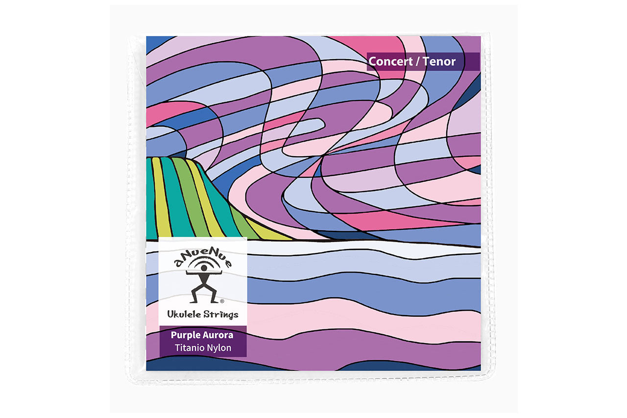 ANueNue PURPLE AURORA Concert & Tenor Ukulele Strings