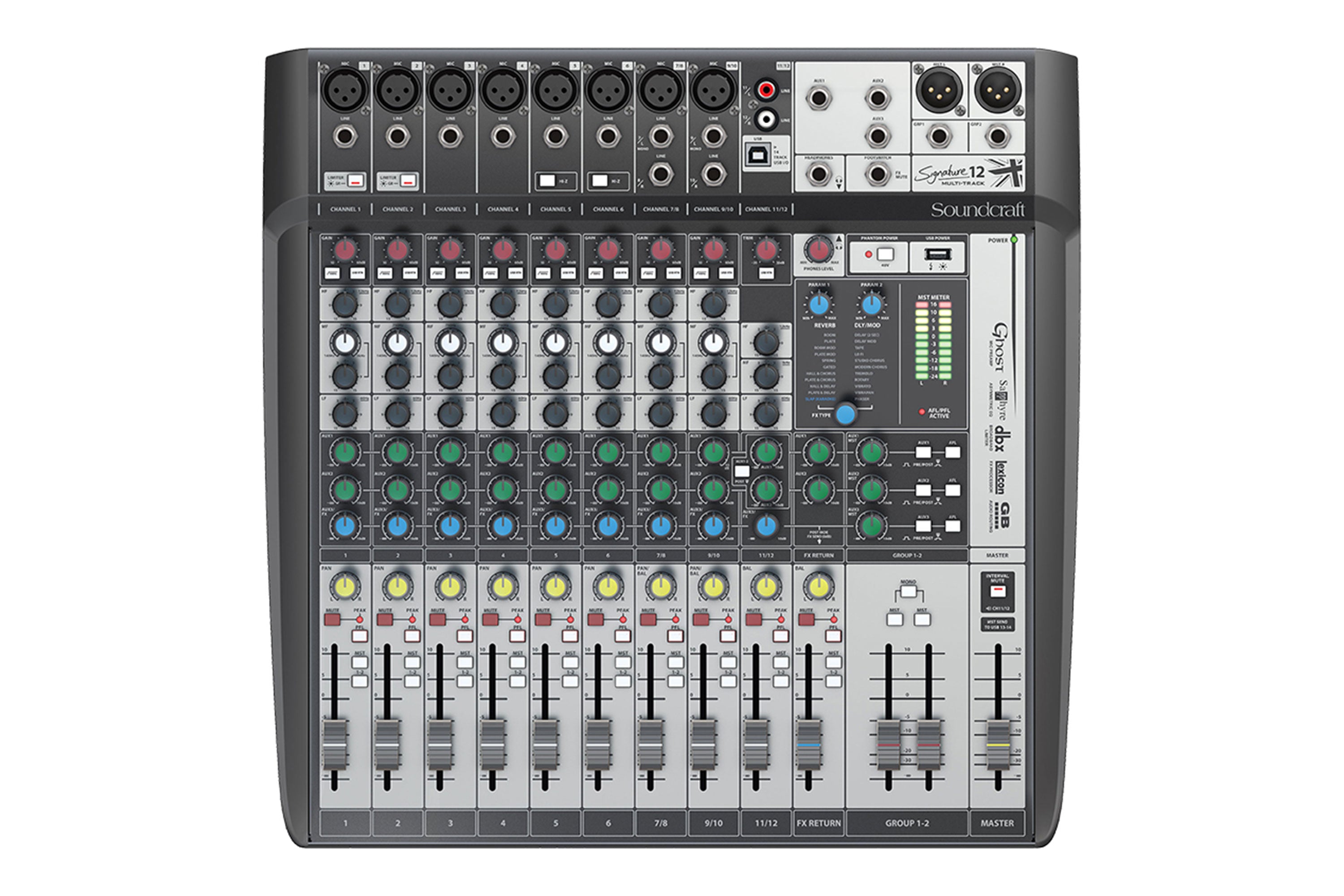 Soundcraft 12 Channel Mixer w/ Audio Interface