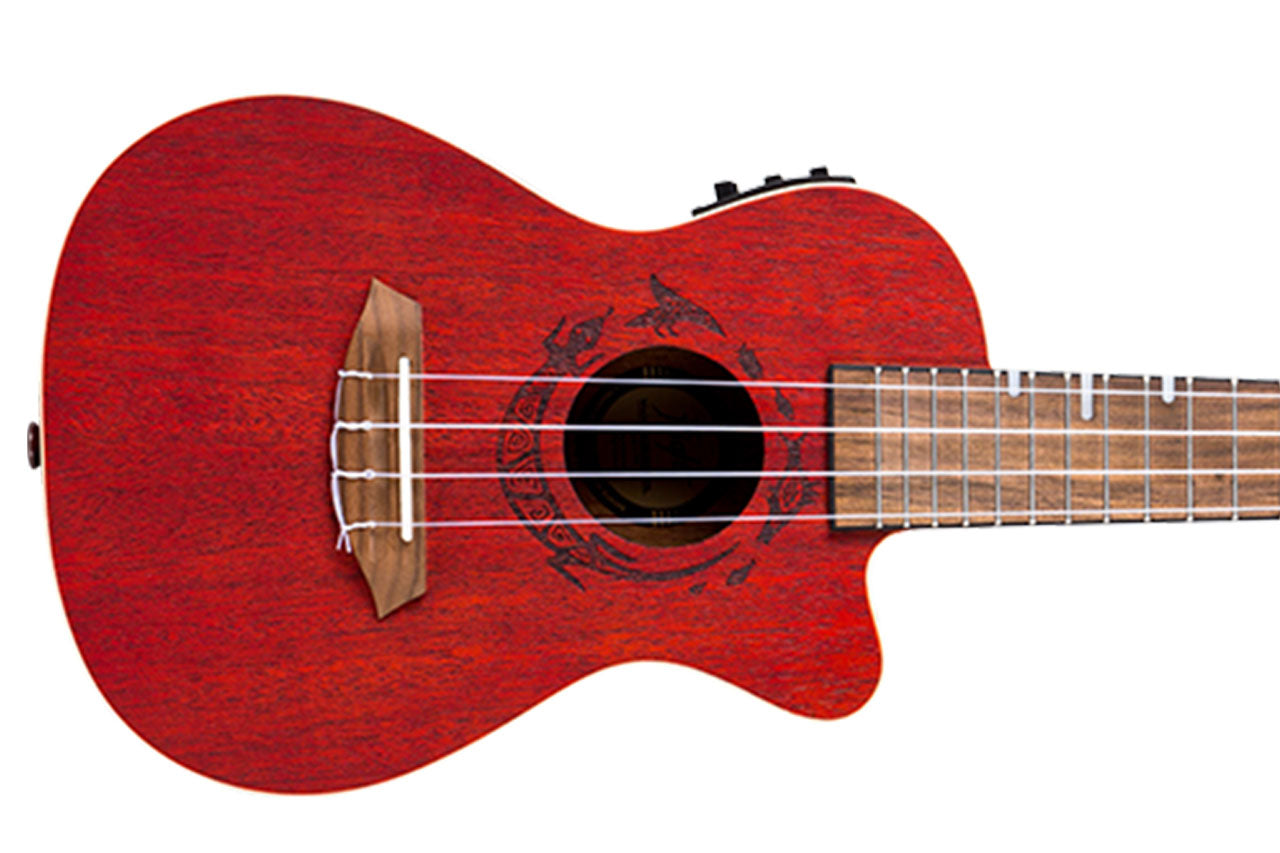 Flight DUC380 CEQ Coral Concert Ukulele
