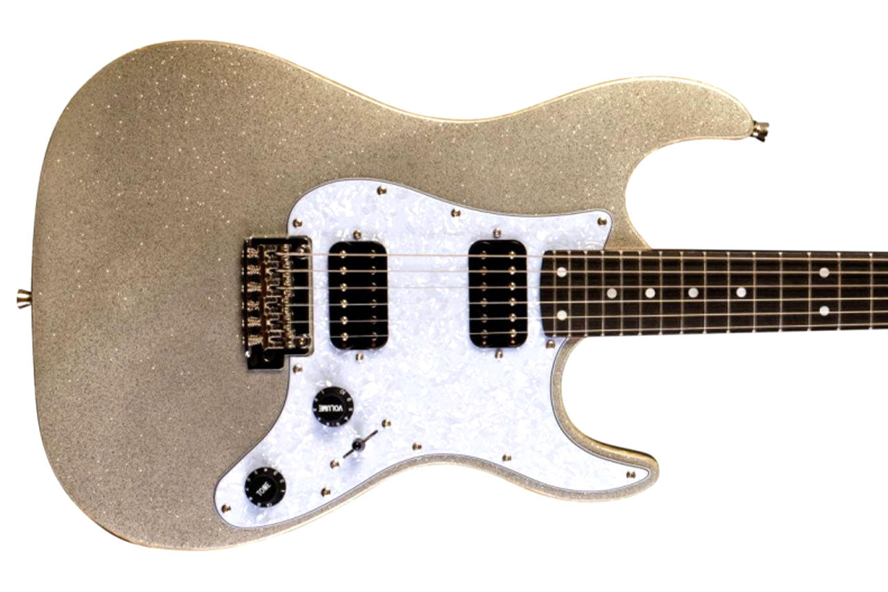 Jet JS-500 SLS Silver Sparkle Stratocaster Electric Guitar