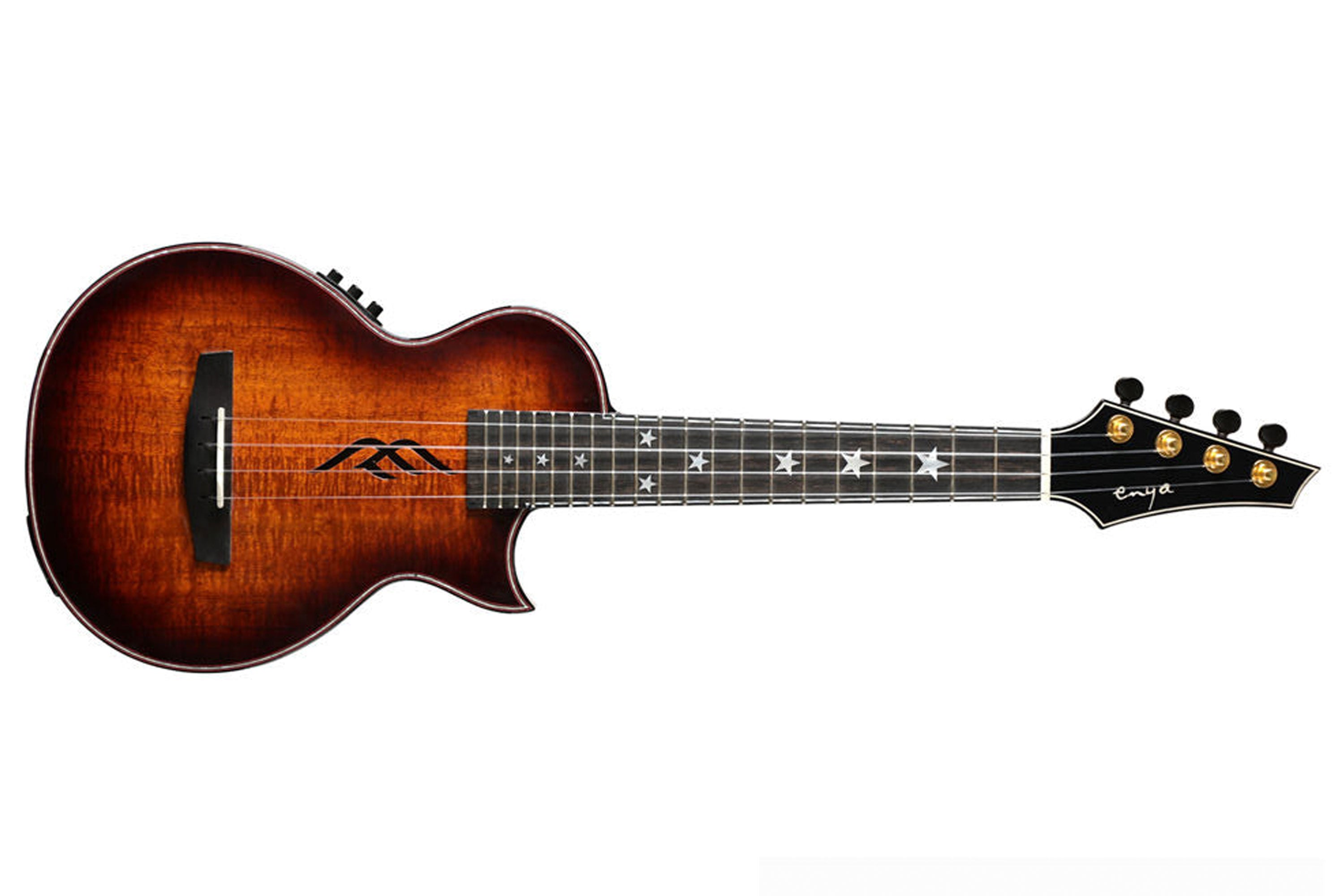 Enya Solid Hawaiian Koa Tenor Ukulele w/ Pickup