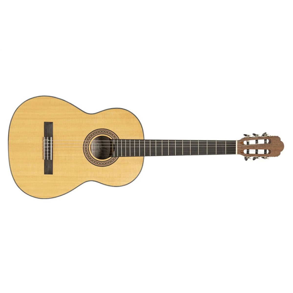 Graciano-SM solid spruce top classical guitar, full front view