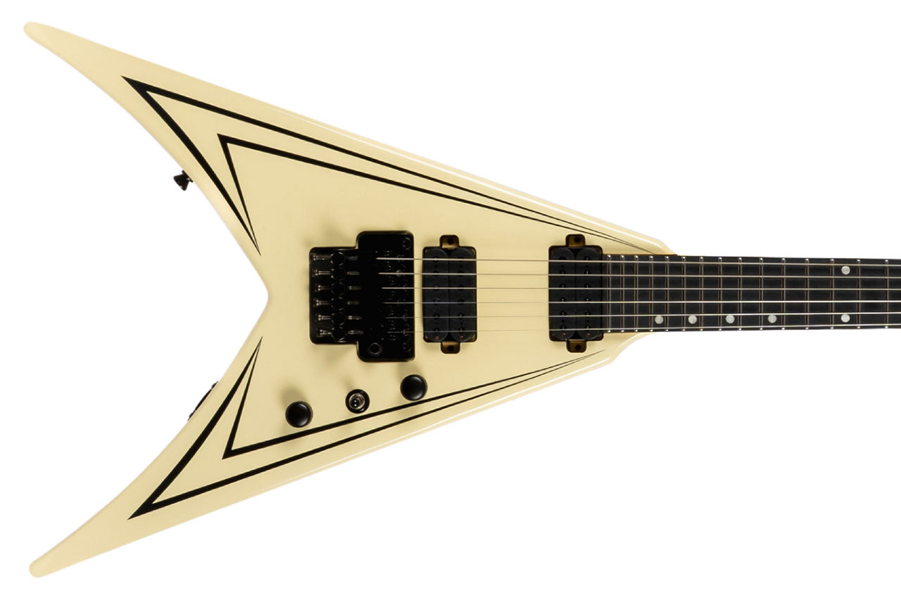 Spira V-420 AWH Antique White with Pinstripe Electric Guitar