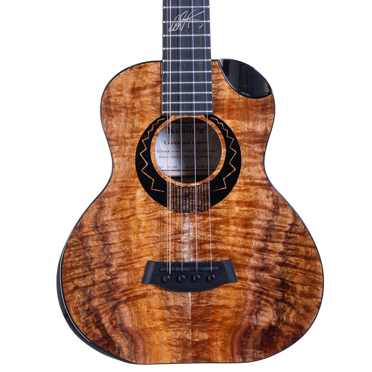 Kanile'a Willie`K Premium Hawaiian Koa 5-String Super Tenor Ukulele