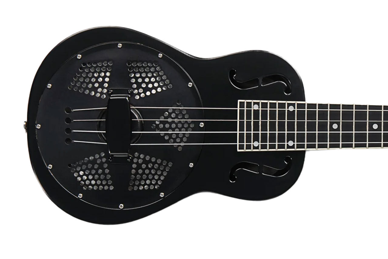 Kala Resonator Matte Black Baritone Ukulele