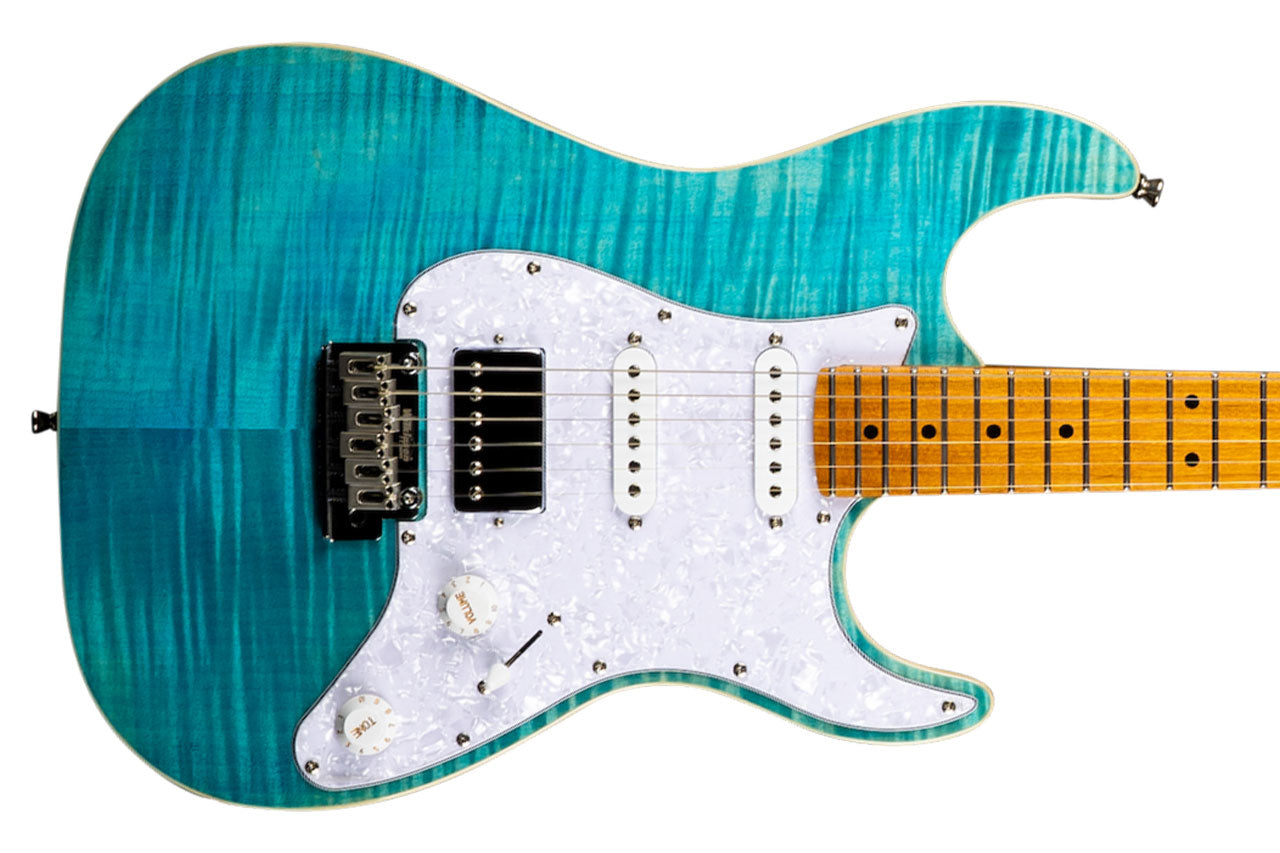Jet JS-450 OBL Ocean Blue Stratocaster Electric Guitar