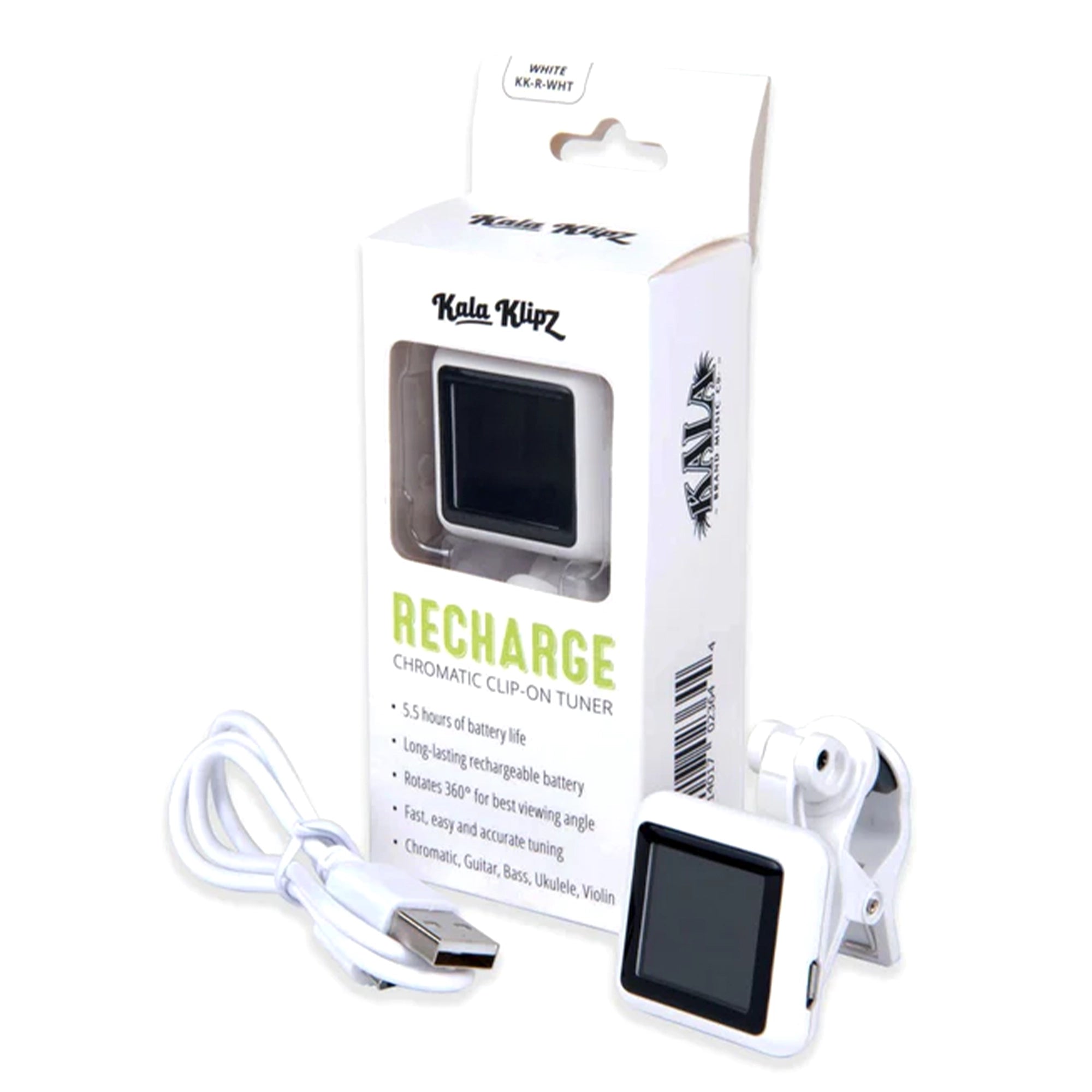 Kala Klipz Rechargeable Chromatic Clip-On Tuner