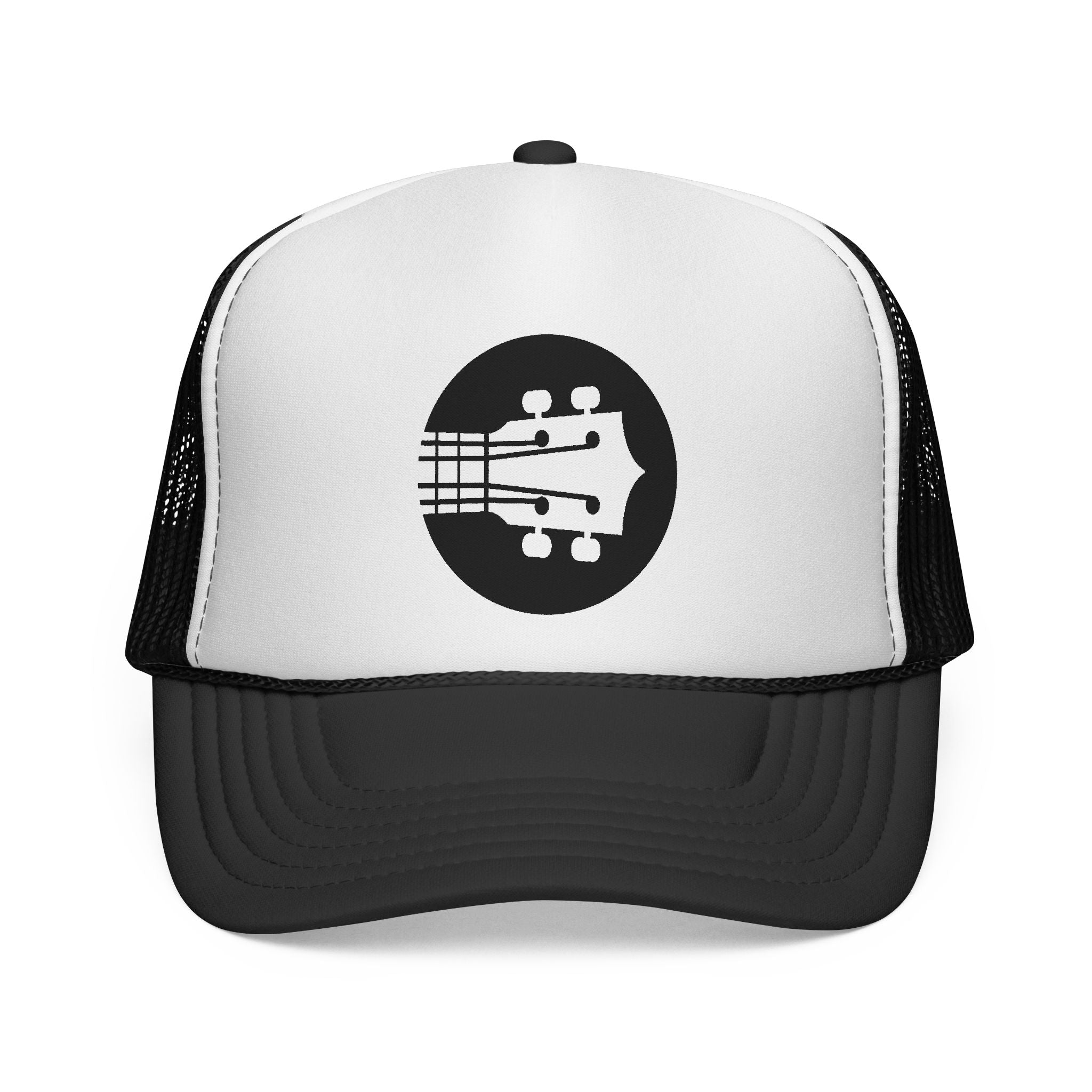 Uke Like The Pros Trucker Hat - Black Logo