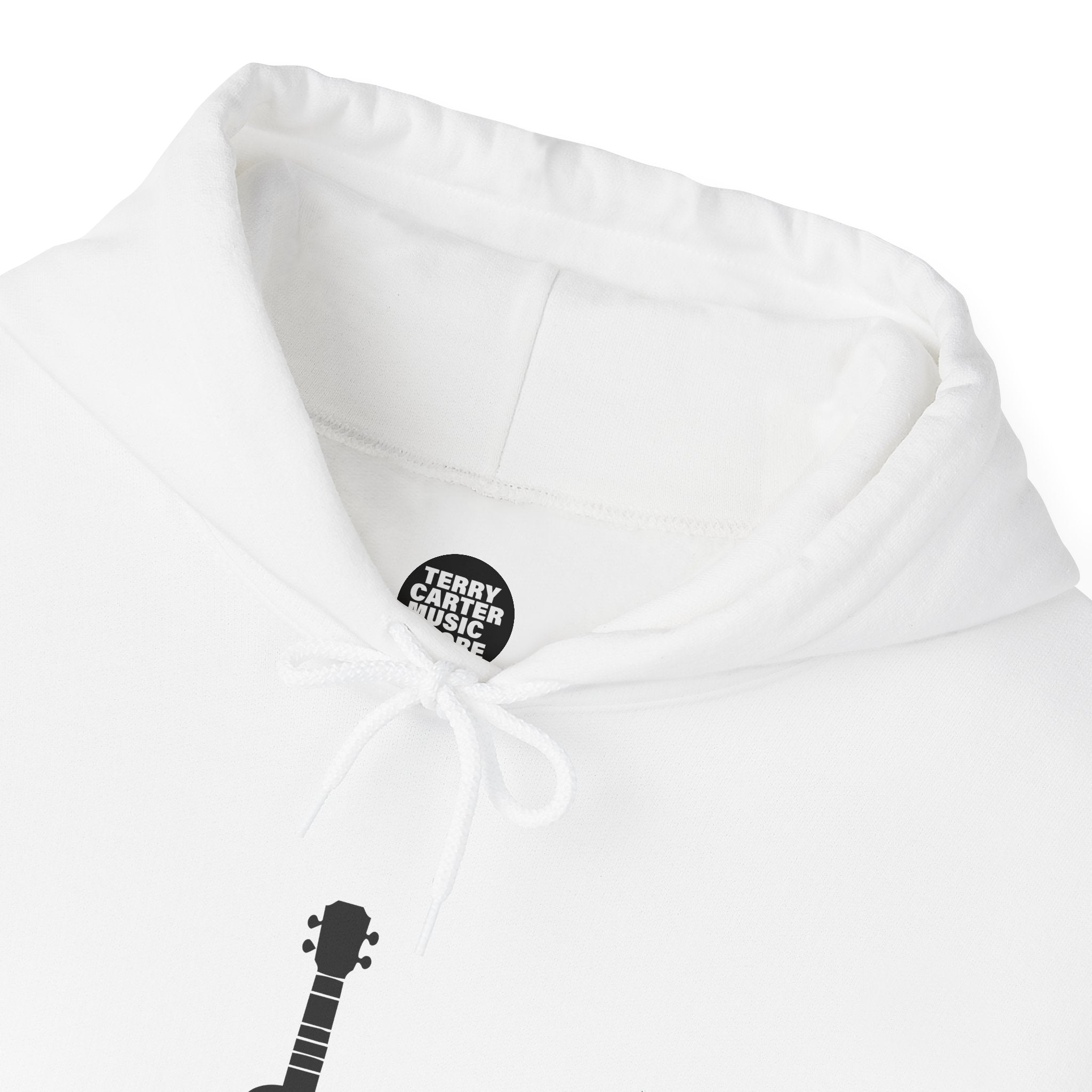 Ukulele Musician Hoodie - White Logo