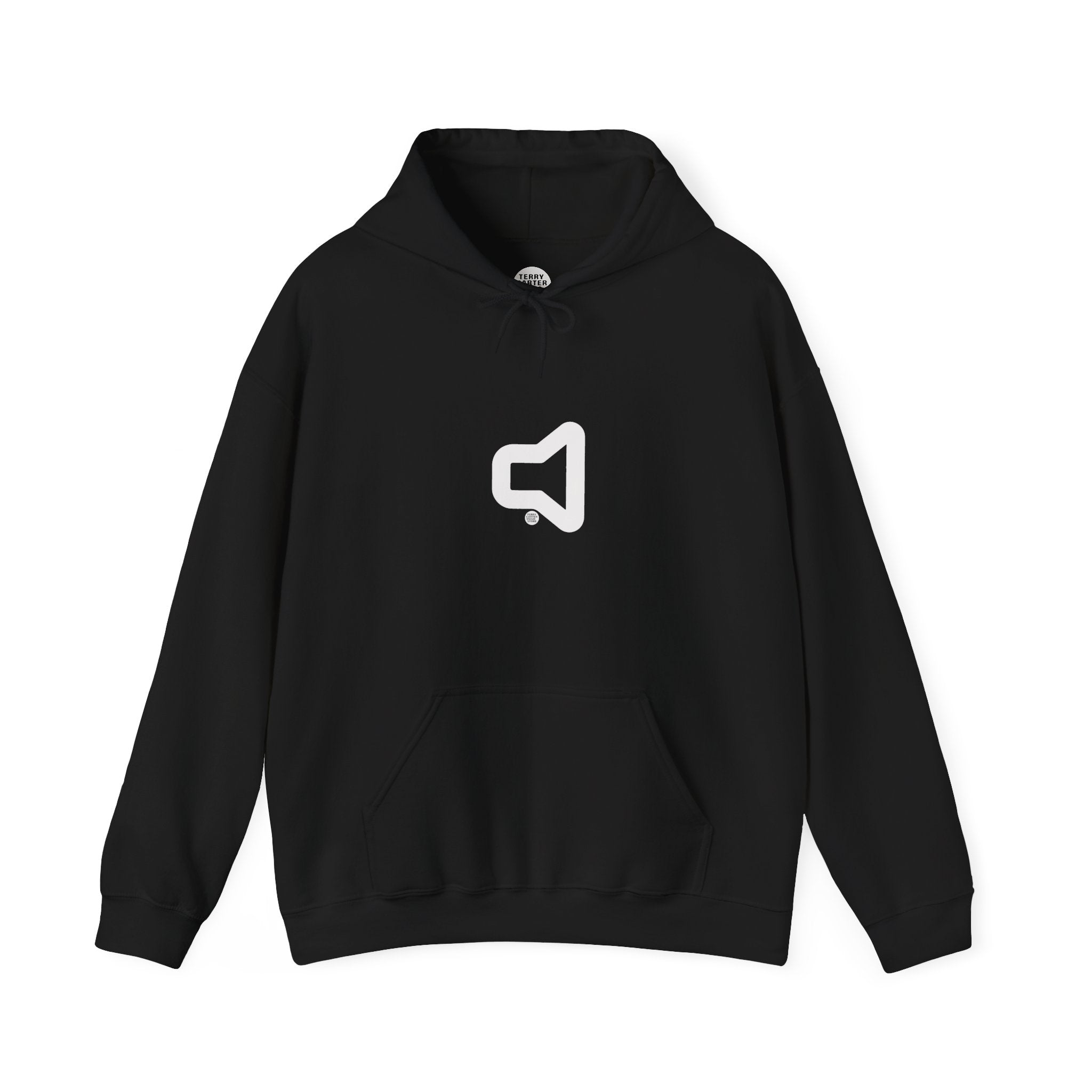 Speaker Icon Hoodie - White Logo