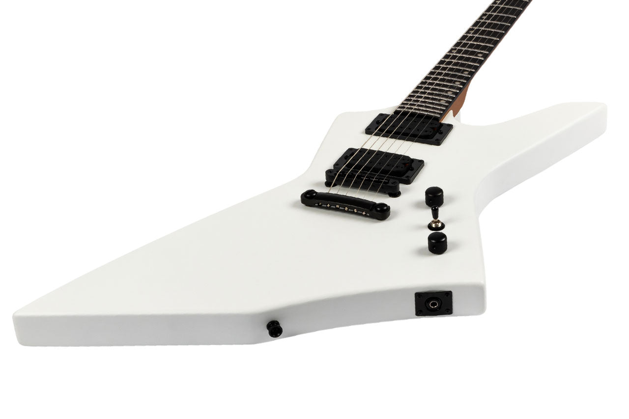 Spira X-400 MWH Satin White Offset Electric Guitar