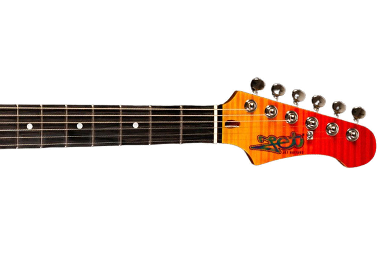 Jet JS-600 TRS Transparent Red Stratocaster Electric Guitar