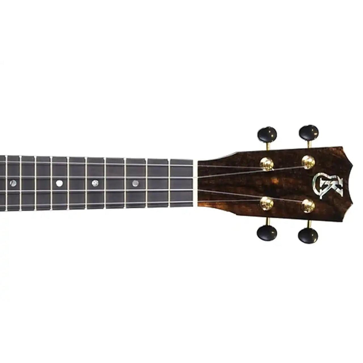 Example photo: an earlier top-grade Kanile'a ISL soprano, serial 28665, angled full view