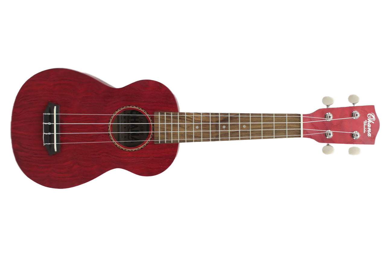 Ohana SK-15W-RD Soprano Ukulele