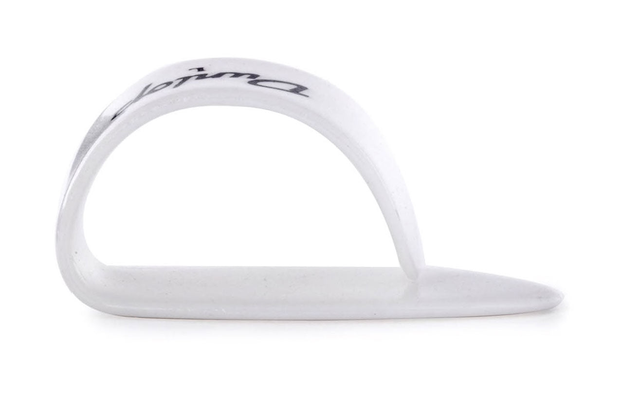 DUNLOP 9003P Large White Plastic Thumbpicks - 4 PACK