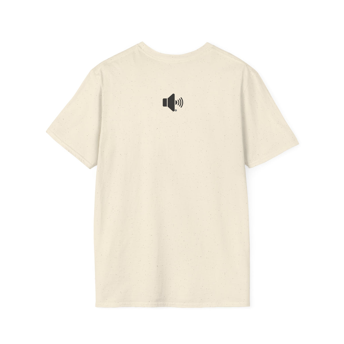 Sound On Speaker Icon T-Shirt - Black Logo