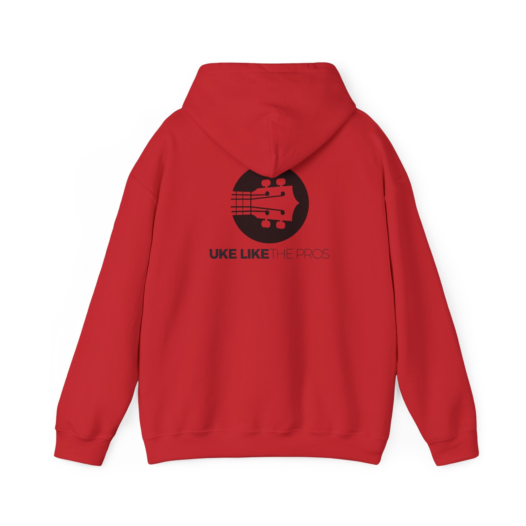 Uke Like The Pros Hoodie - Black Logo Pullover