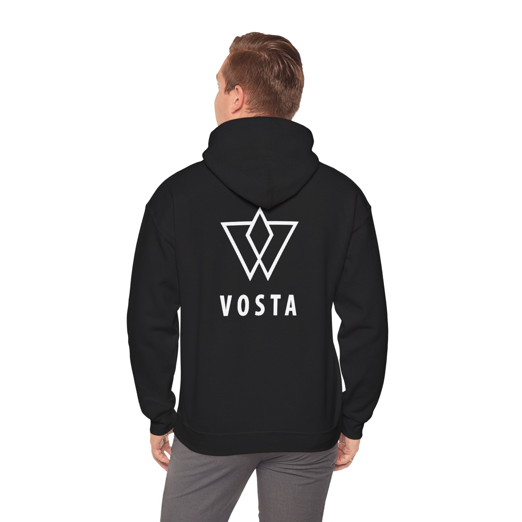 Vosta Hoodie - White Logo Pullover