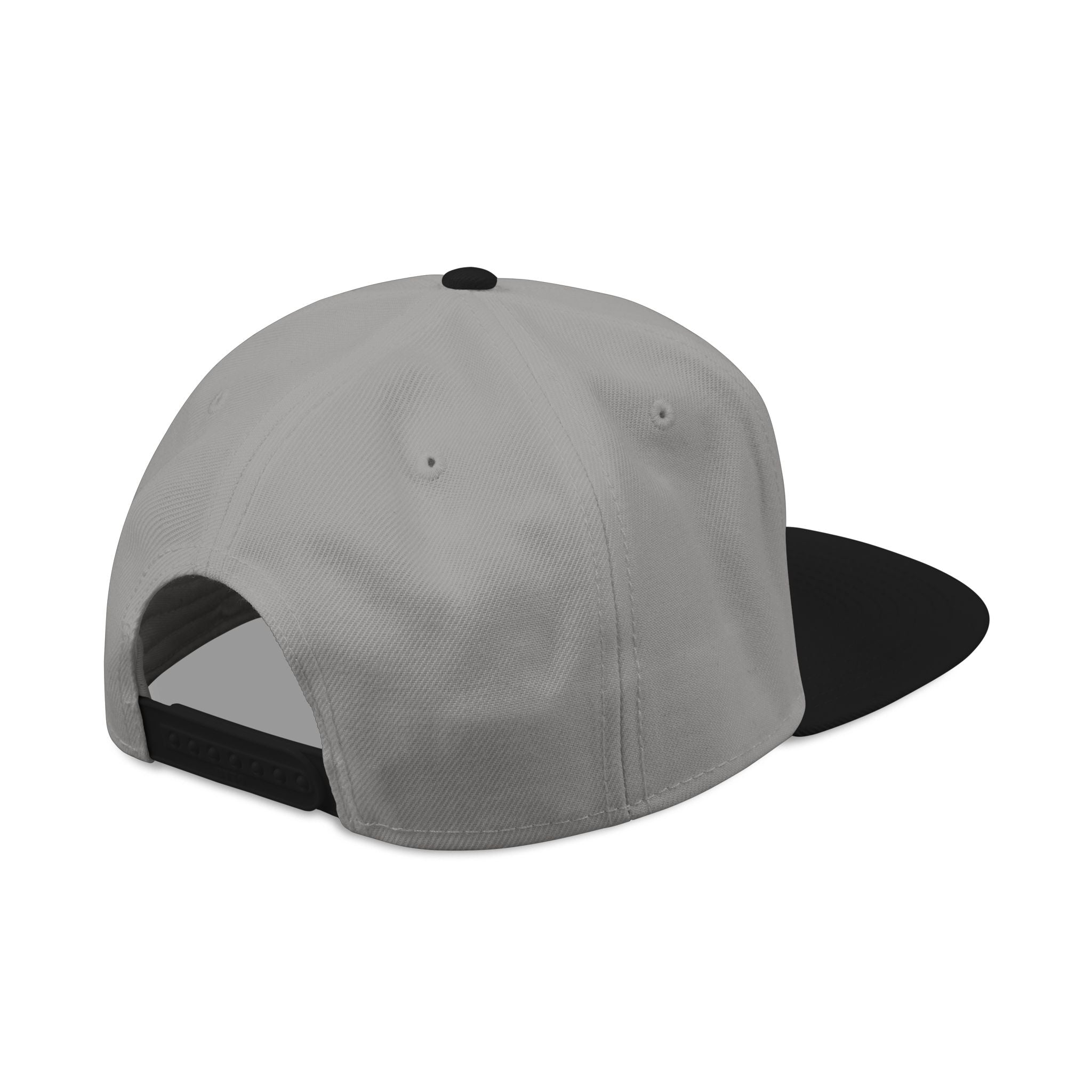 Rock Like The Pros Embroidered Snapback Hat - White Logo