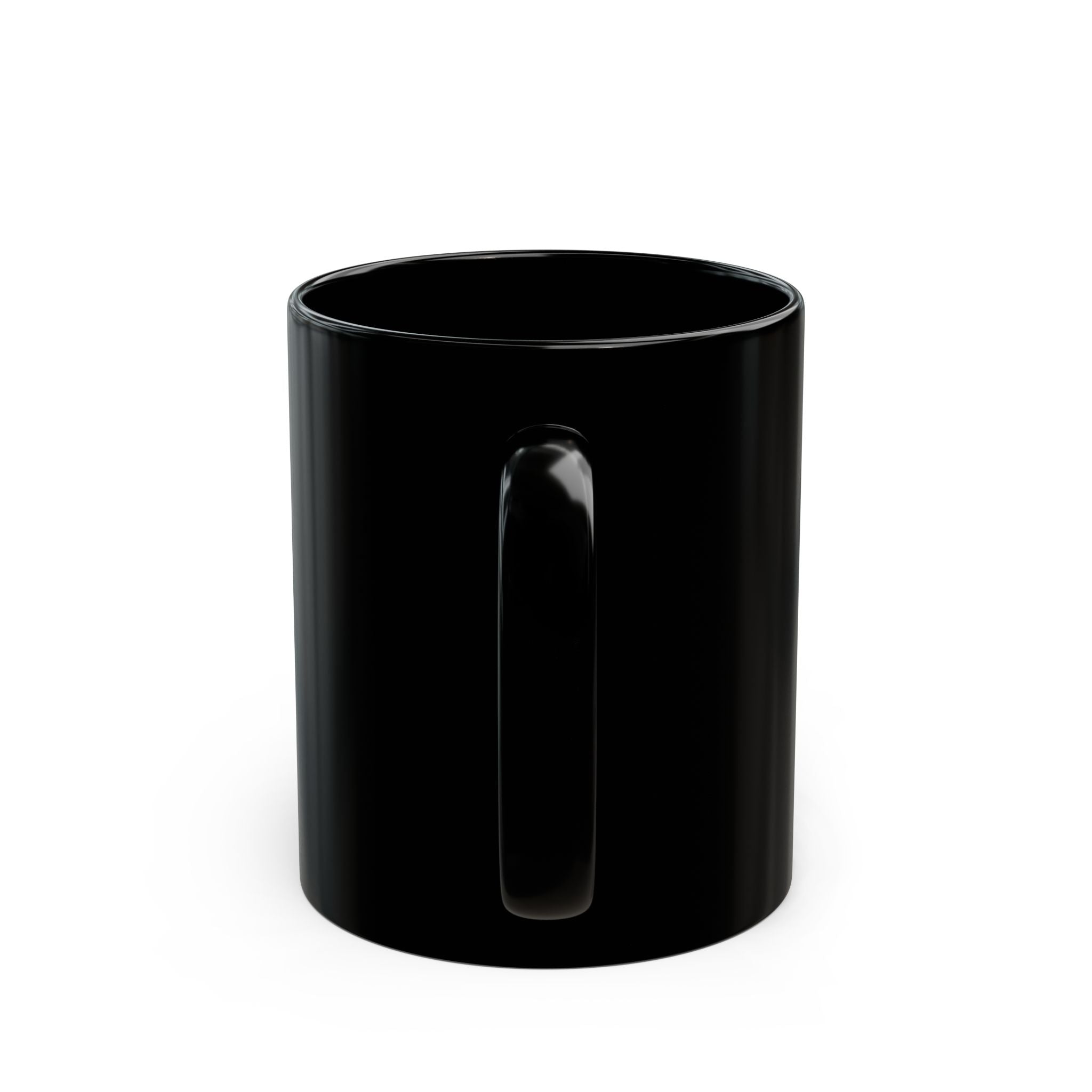 Speaker Icon Black Ceramic Mug - 11oz & 15oz