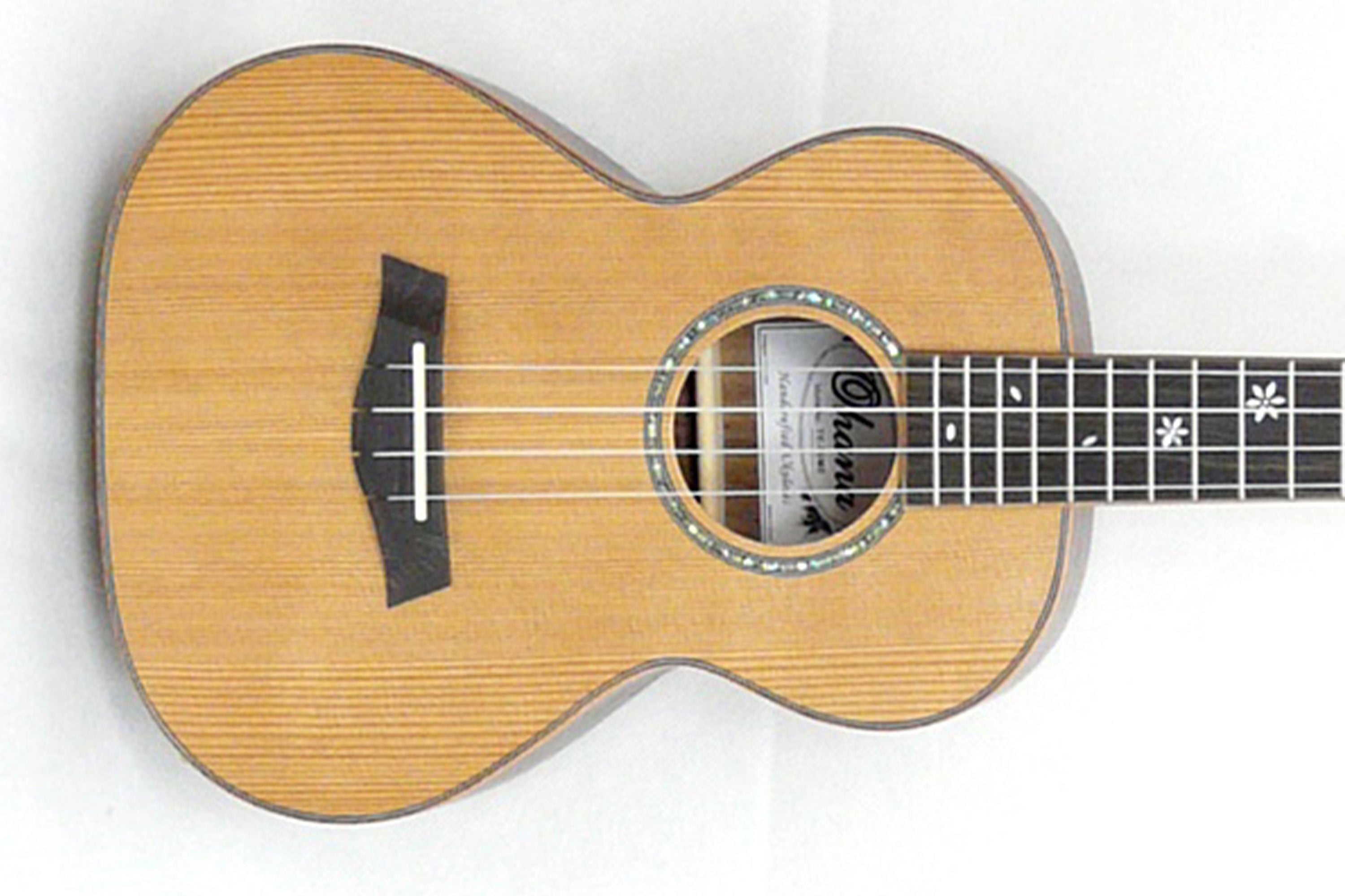 Ohana Cedar Top & Macassar Ebony Tenor Ukulele