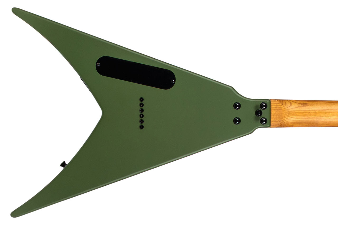 Spira V-400 MGR Green Flying V Electric Guitar