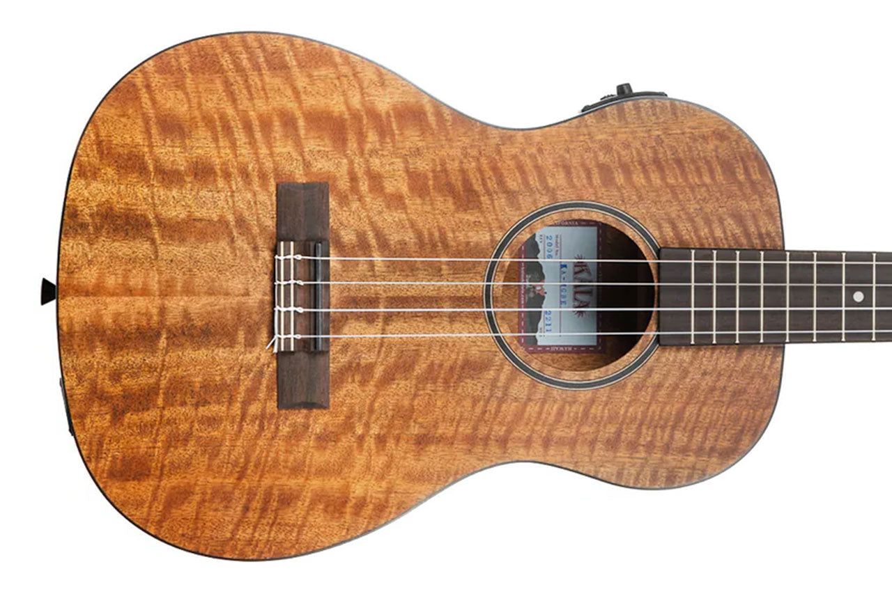 Kala Curly Mango Baritone Ukulele
