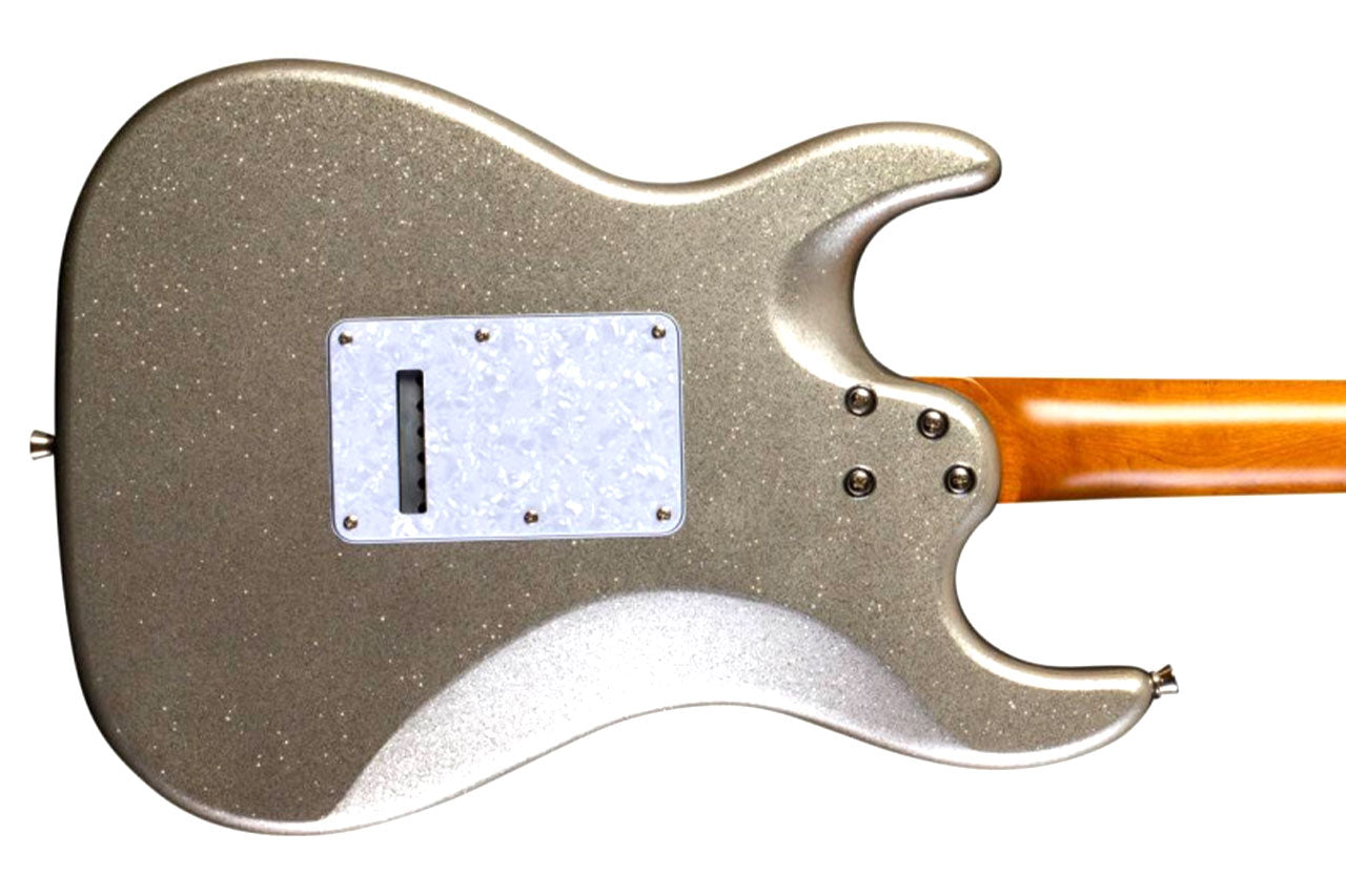 Jet JS-500 SLS Silver Sparkle Stratocaster Electric Guitar