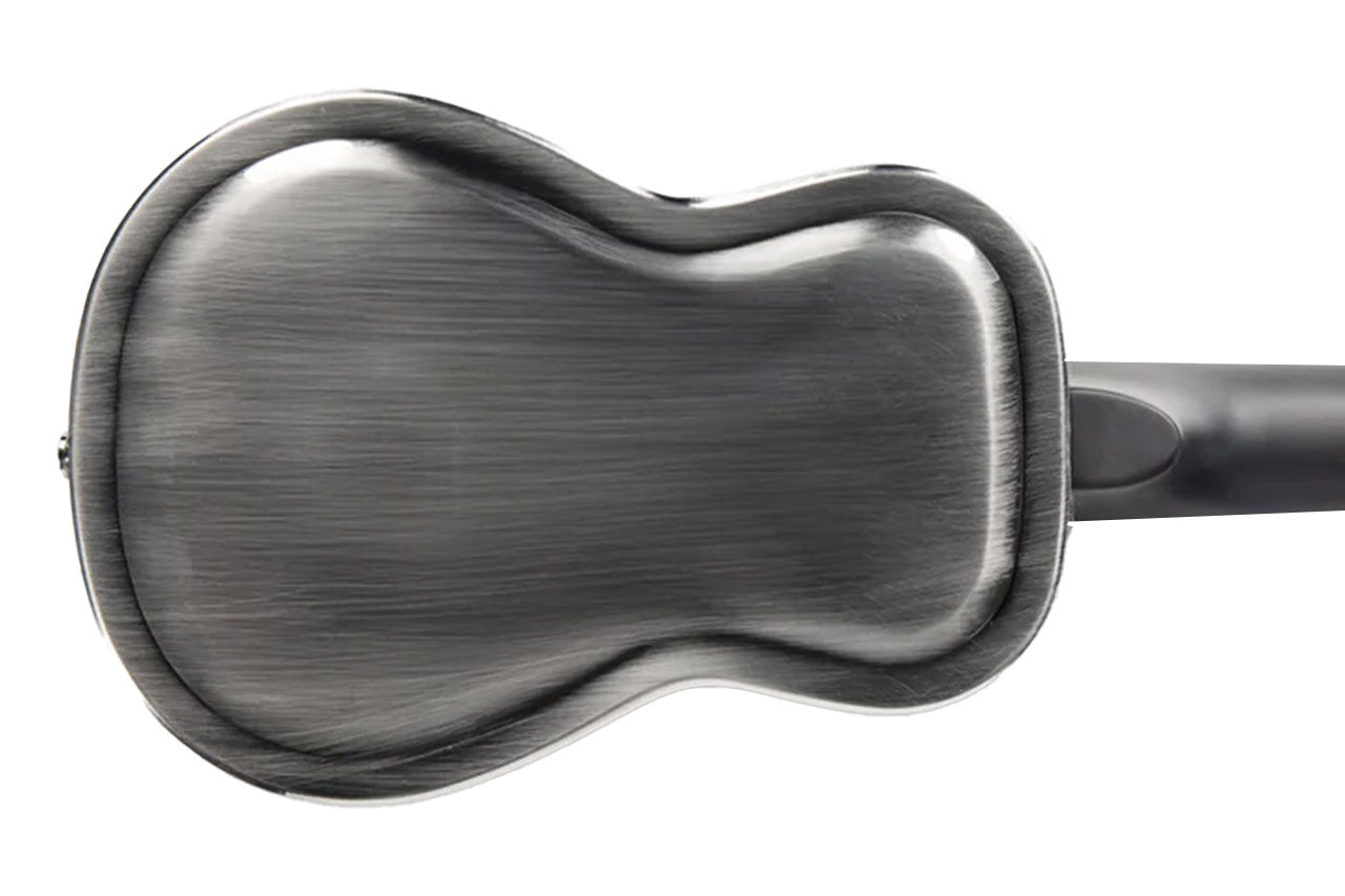 Kala Resonator Brushed Nickel Baritone Ukulele