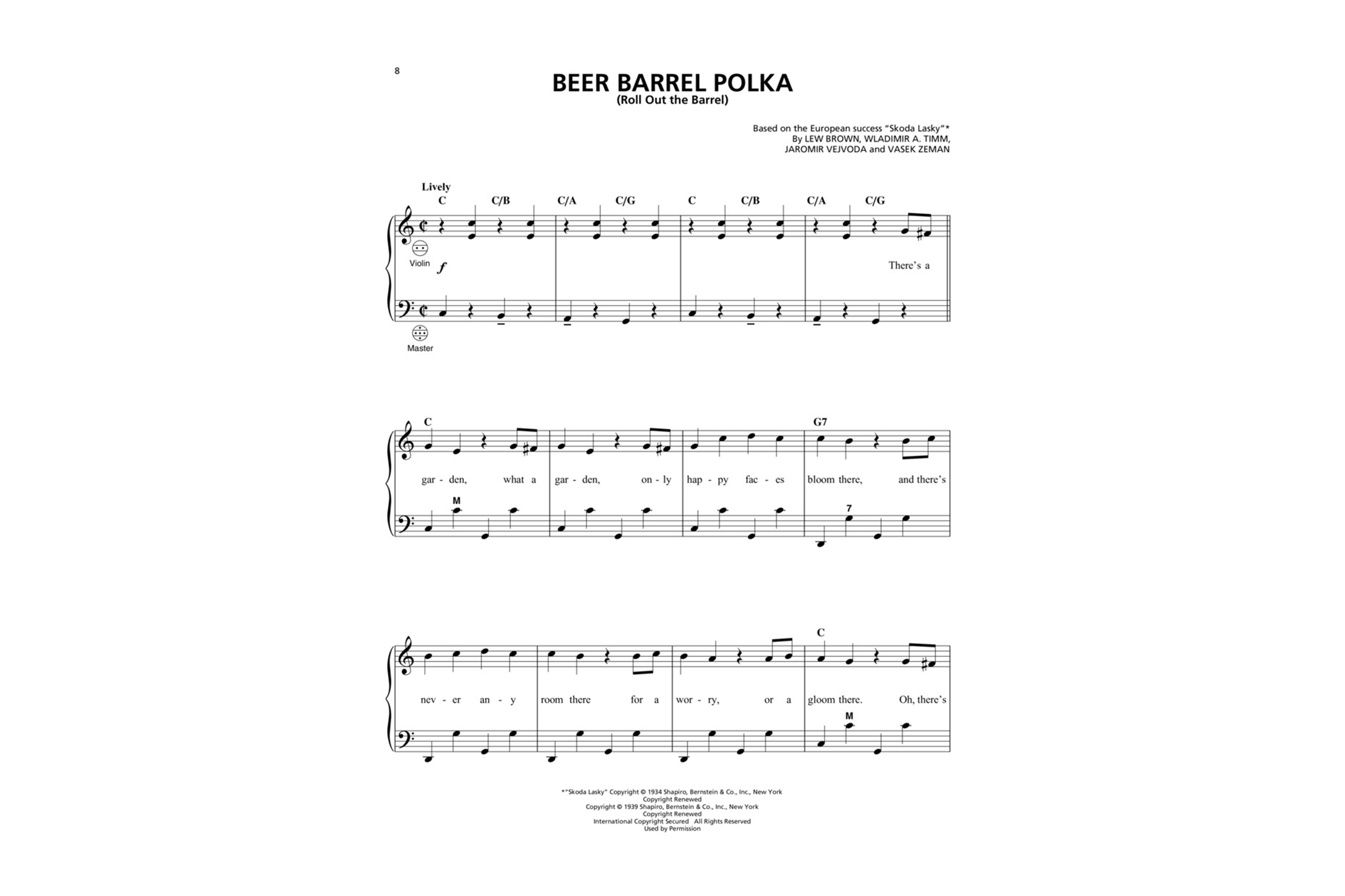 sheet music