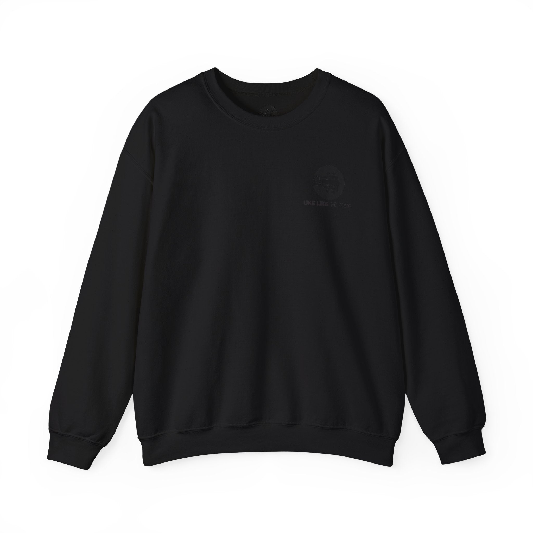 Uke Like The Pros Sweatshirt - Black Logo