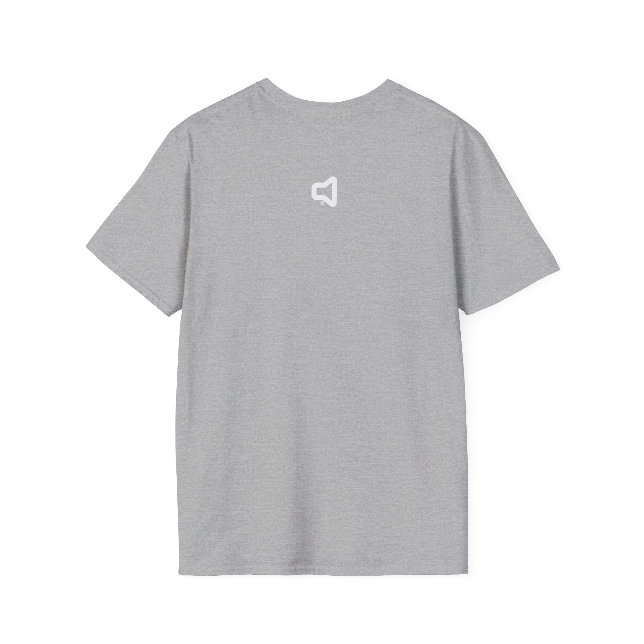 Speaker Icon T‑Shirt - White Logo