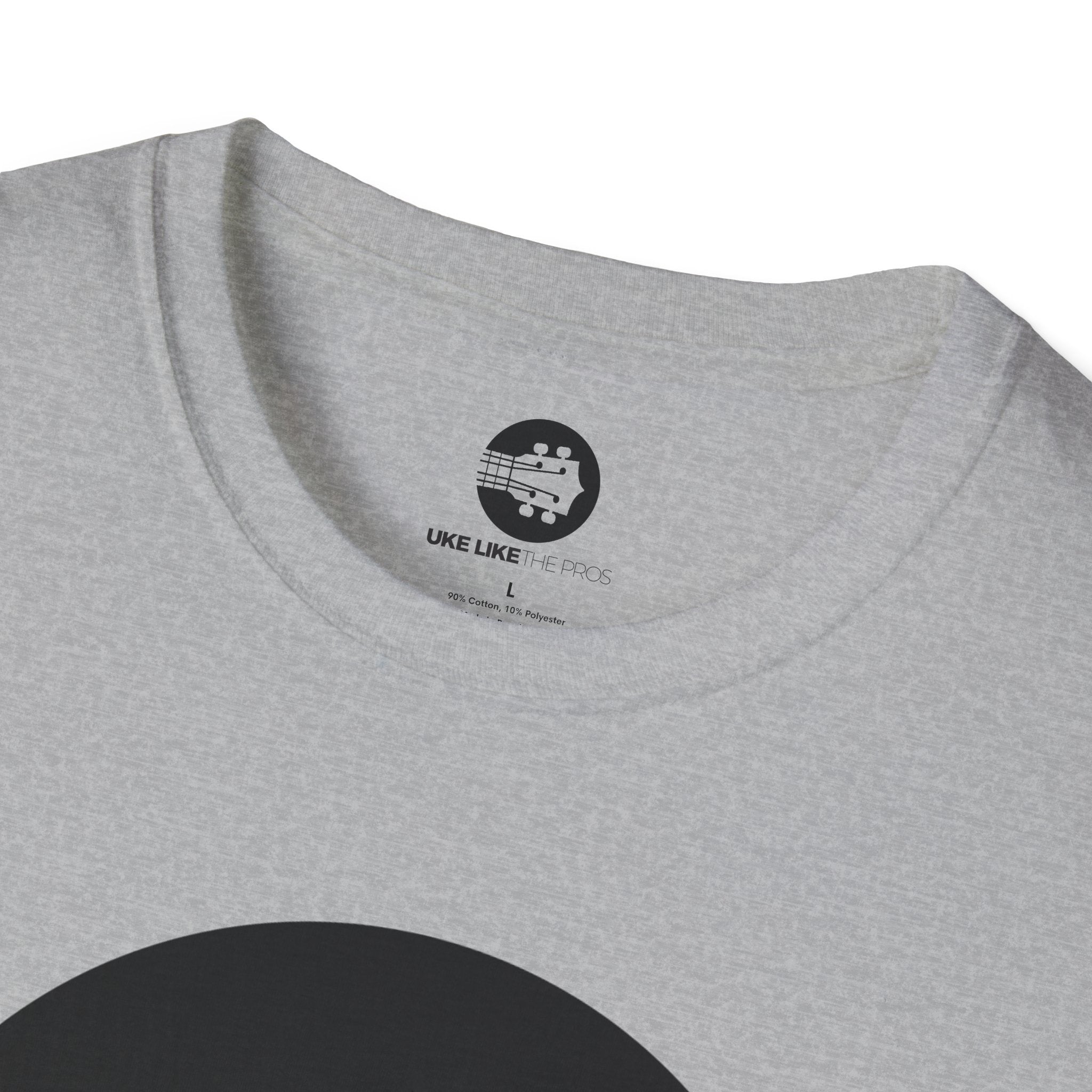 Uke Like The Pros T-Shirt - Black Logo