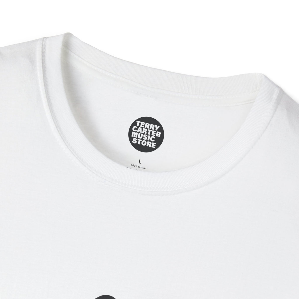 Sound On Speaker Icon T-Shirt - Black Logo