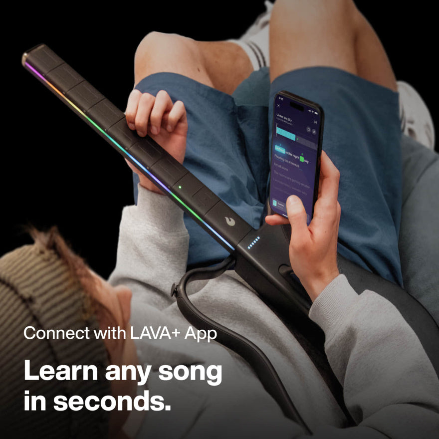 Lava Music Genie Stringless Smart Guitar - Black