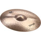 Stagg EX 18-inch brilliant medium crash cymbal, front view