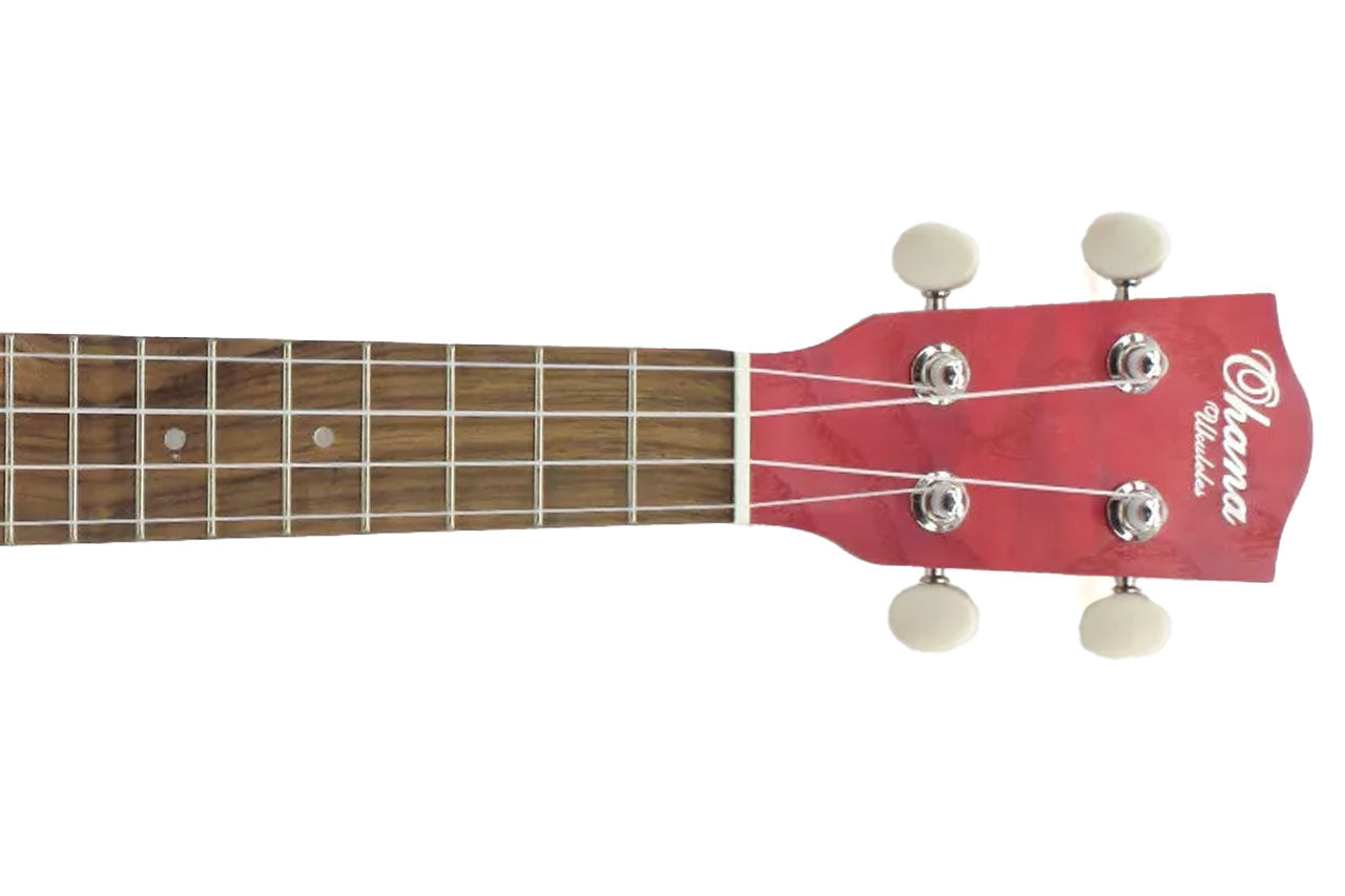 Ohana SK-15W-RD Soprano Ukulele