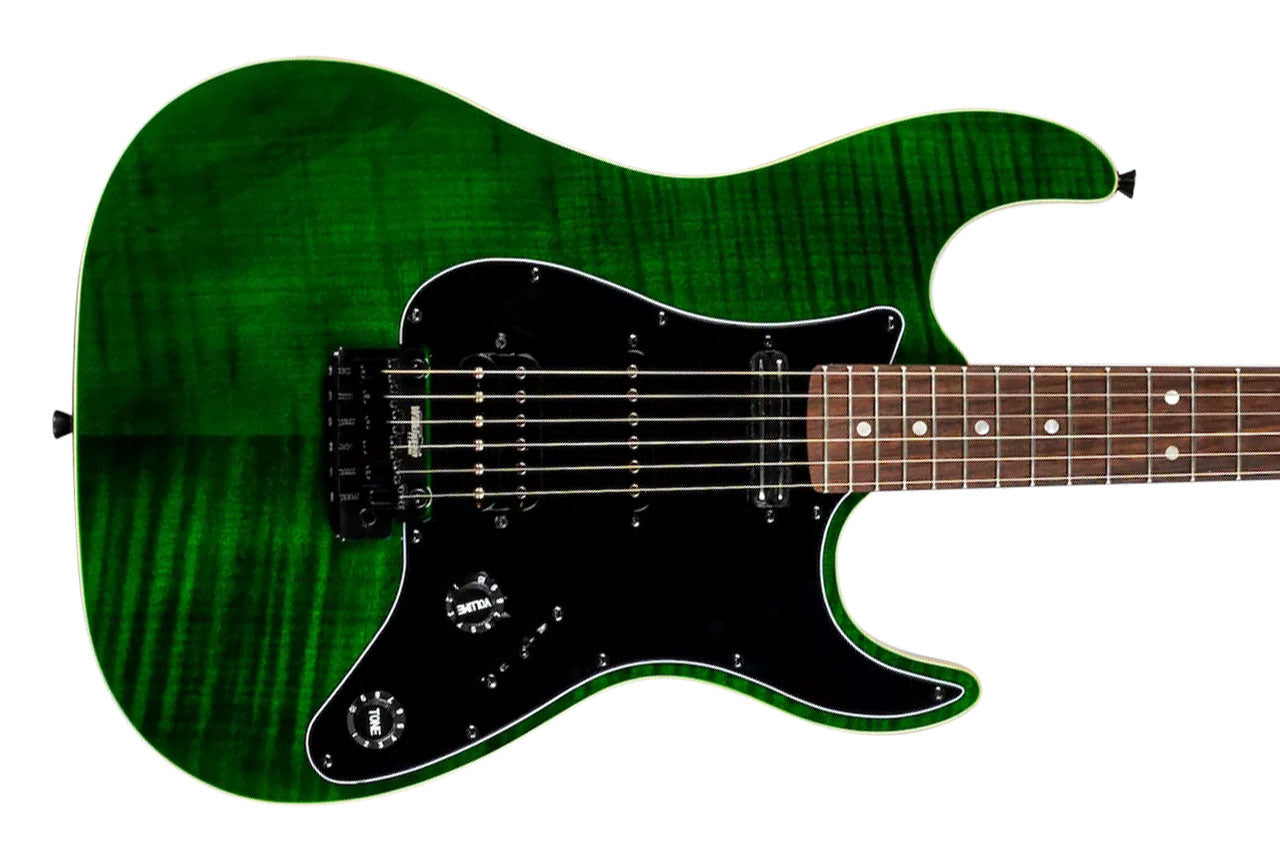 Jet JS-450 TGR R Transparent Green Electric Guitar